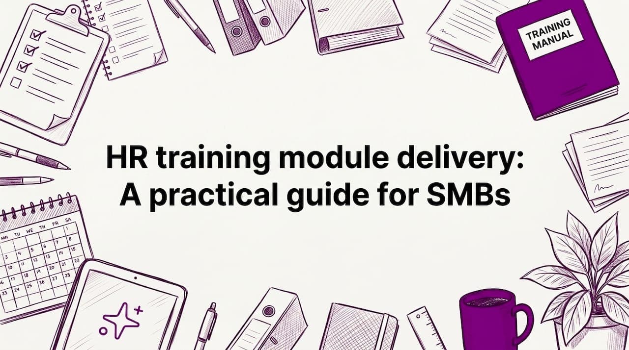 HR training module delivery: A practical guide for SMBs