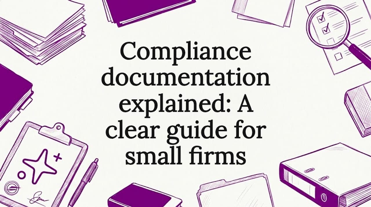 Compliance documentation explained: A clear guide for small firms